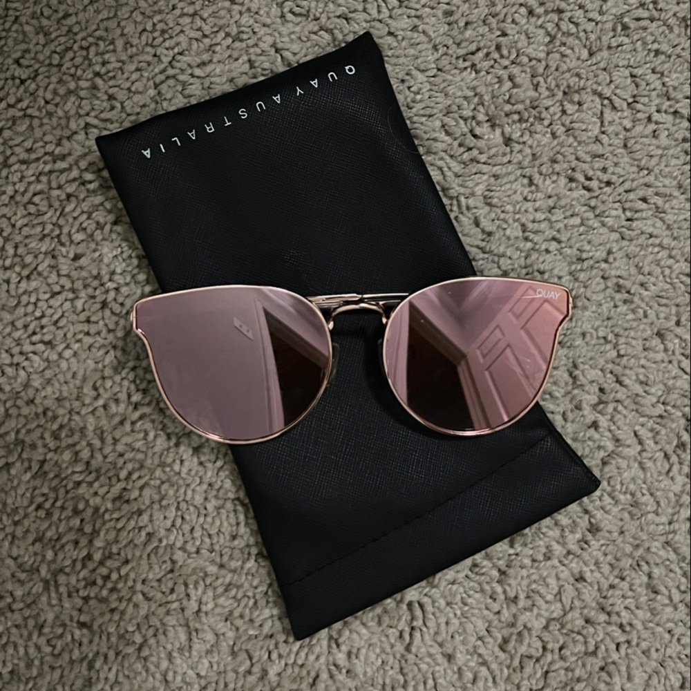 Quay Australia Rose-Tinted Sunglasses
